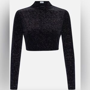 Misa Los Angeles Yasmeen long sleeve top in rainbow astral dusted Size XS